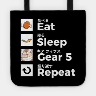 Eat Sleep Gear 5 Repeat Tote