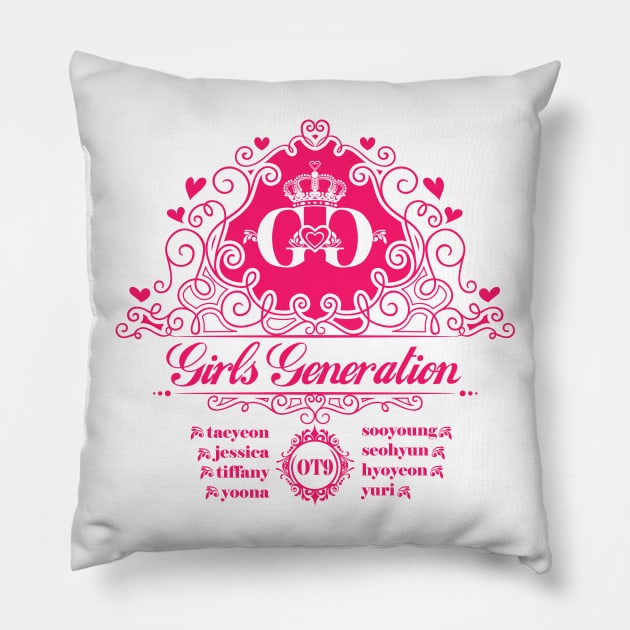 Girls' Generation OT9 Pillow by skeletonvenus