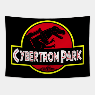 Cybertron Park - alt red Tapestry
