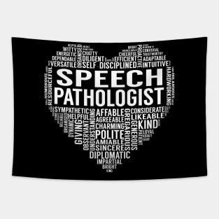 Speech Pathologist Heart Tapestry