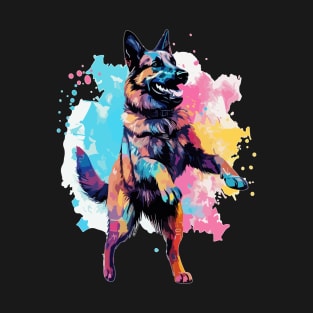 Dance Competition Funny Dancing German Shepherd T-Shirt