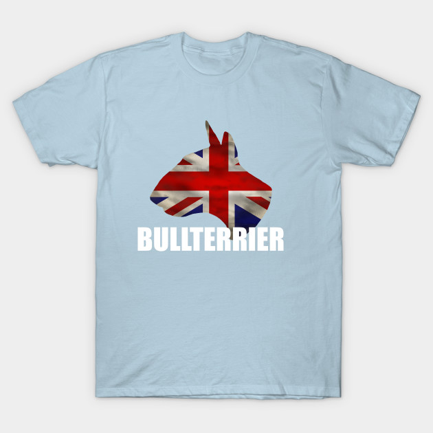 Disover BULL TERRIER - GB flag - Bull Terrier - T-Shirt