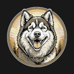 Alaskan Malamute dog T-Shirt