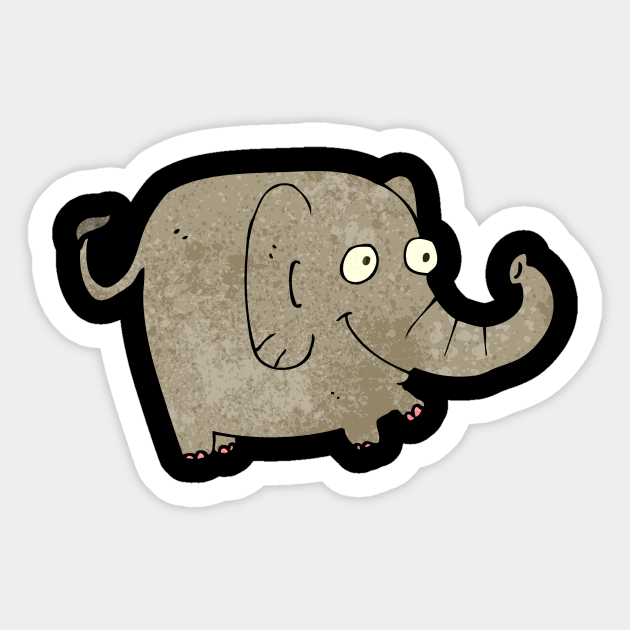 Fat Smiley Elephant Pet Funny Happy Sarcastic Inspirational Spiritual Animal Birthday Gift - Elephant - Sticker | TeePublic Fat Smiley Elephant Pet Funny Happy Sarcastic Inspirational Spiritual Animal Birthday Gift - Elephant - Sticker | TeePublic