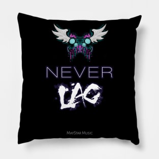 Never Lag Gamer Pillow