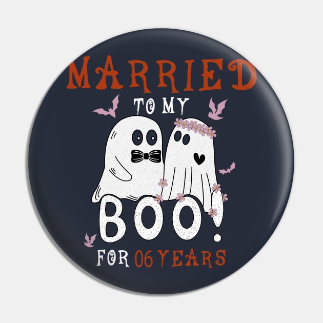 Funny 6th Wedding Anniversary October 6th Anniversary Pin by YOUNESS98