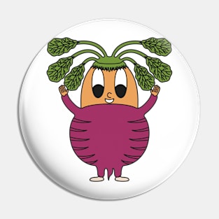 Radish Egg Pin