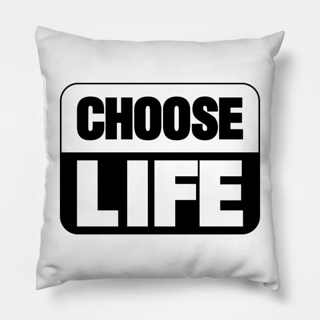 choose life designs Pillow by Color_U