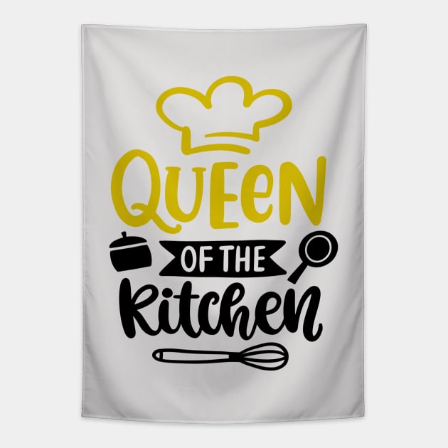 Queen of the Kitchen Tapestry by RioDesign2020