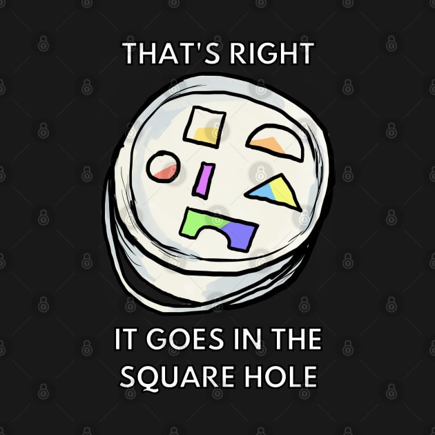 it goes on the square hole by Moonwing