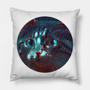 Fun mycat, revolution for cats Pillow