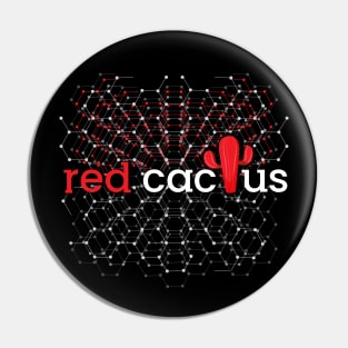 Red Cactus Clothing 3D Abstaract Pin