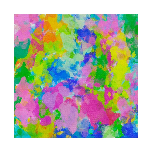 Colorful Abstract Watercolor Painting by OpalEllery