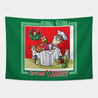 Christmas Chef Tapestry