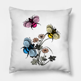 Pansexual Bees Pillow