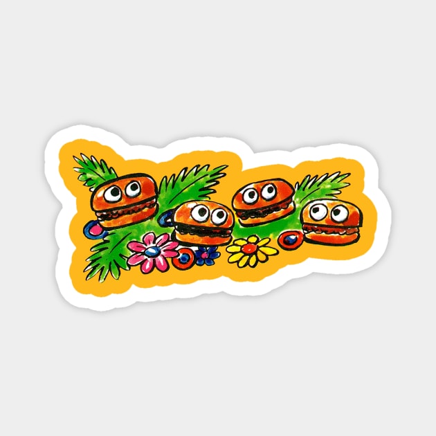 Burgerpatch Magnet by DustinCropsBoy