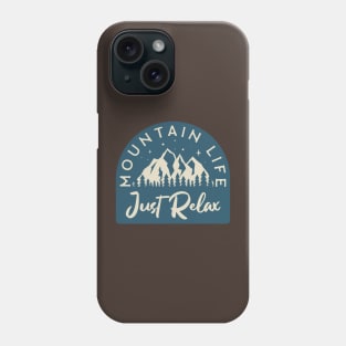 mountain life by trumpkins design Phone Case