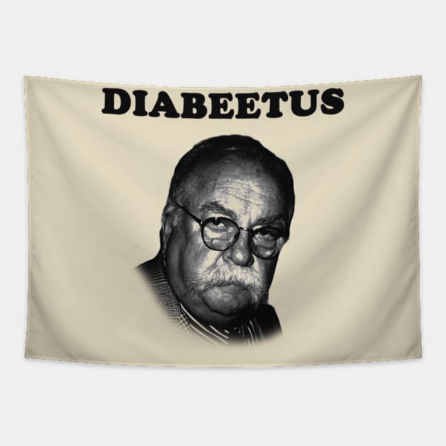 Diabeetus Potrait Vintage Tapestry by Deorans