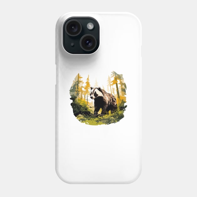 Badger Lover Phone Case by zooleisurelife