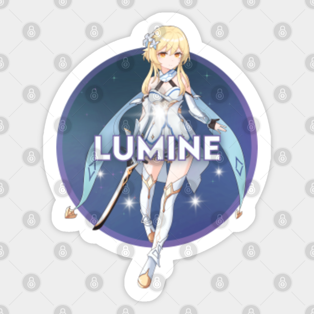 Genshin Impact Lumine Traveler Genshin Impact Sticker Teepublic