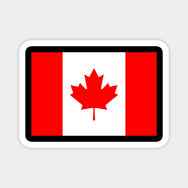 Canada Flag Magnet by SevenMouse