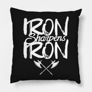 Iron Sharpens Iron Pillow