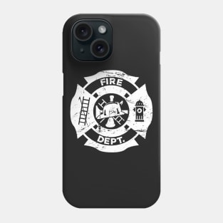 Distressed Firefighter Logo Phone Case