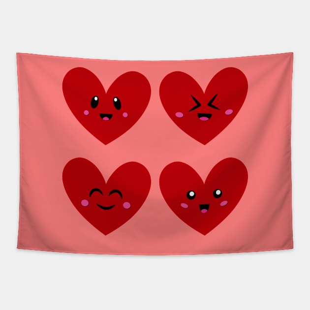Heart Month Tapestry by xyabut2