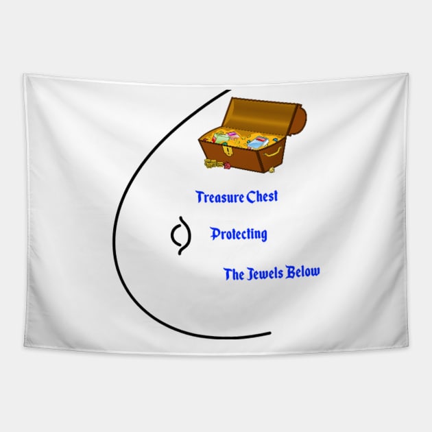 Treasure Chest Tapestry by XS Tings