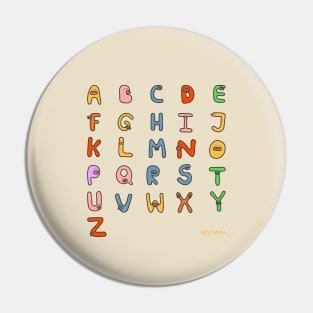 nunuu Alphabet Pin