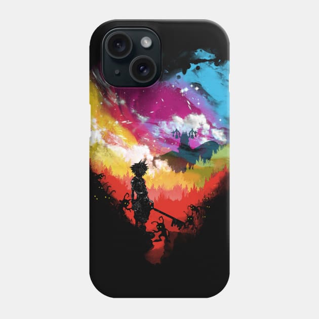 sunset on twilight town Phone Case by kharmazero