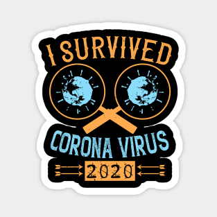 I Survived Corona Virus 2020 Magnet