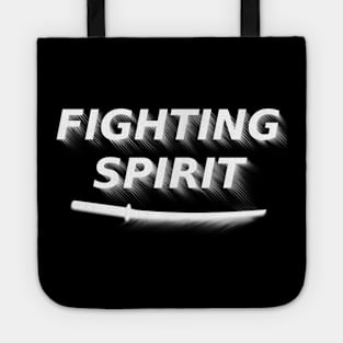 Fighting Spirit White Tote