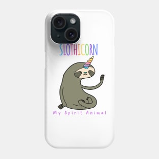 Sloth Unicorn Slothicorn Spirit Animal Phone Case