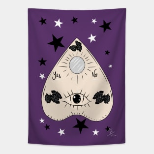 Spooky Ouija Board Esoteric Beauty Tapestry