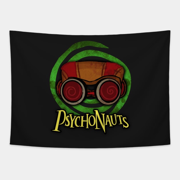 PSYCHONAUTS Raz (Green) Tapestry by TheReverie