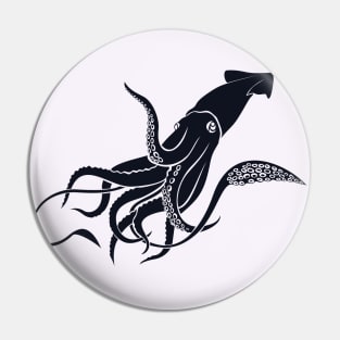 Giant squid Pin