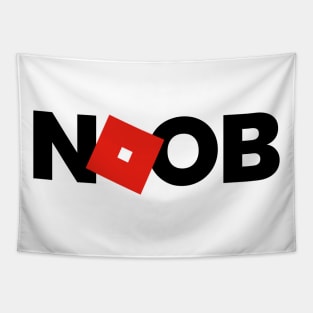 Roblox NOOB Black And Red Tapestry