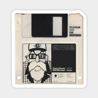 Kame House Mixtape Diskette Magnet