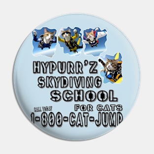 Hypurr'z Skydiving School Pin