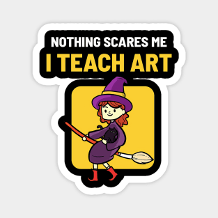 Art Teacher Halloween Costume Magnet