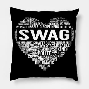 Swag Heart Pillow