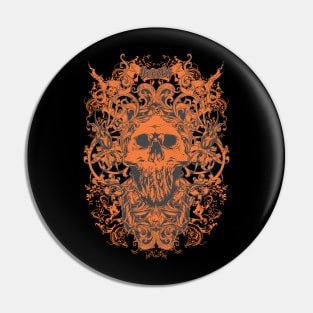 Skull Angry Pin