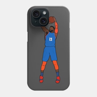 Paul George Jumpshot - Oklahoma City Thunder Phone Case