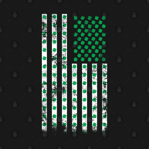 American Shamrock Flag (Green) by Roufxis