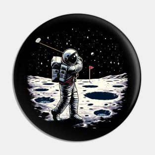 Golf Novelty Funny Astronaut Golfing Funny Golf Pin