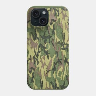 Green and Brown Camouflage Hunting Pattern Print Phone Case