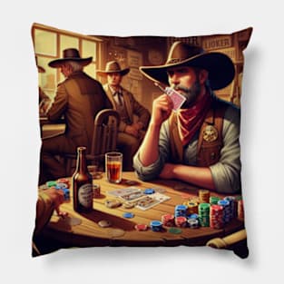 Carter's Saloon Showdown Pillow