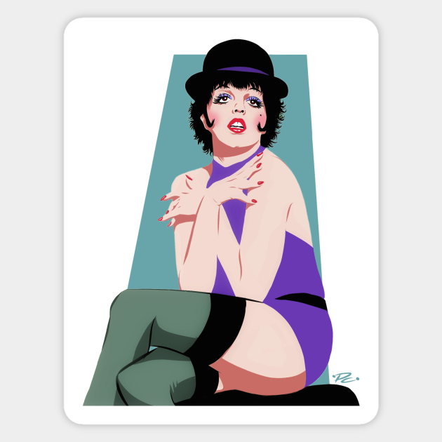 Liza Minnelli - An illustration by Paul Cemmick - Liza Minnelli - Sticker