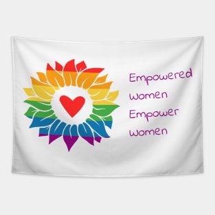 Empower Women Sunflower Tapestry